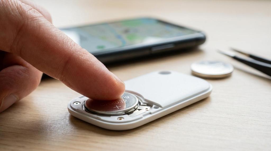 Sådan skifter du CR2032-batteri i en tracker trin for trin